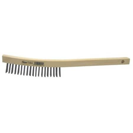 Weiler 804-44053 Ch-39 Hand Wire Scratchbrush .012 Curved